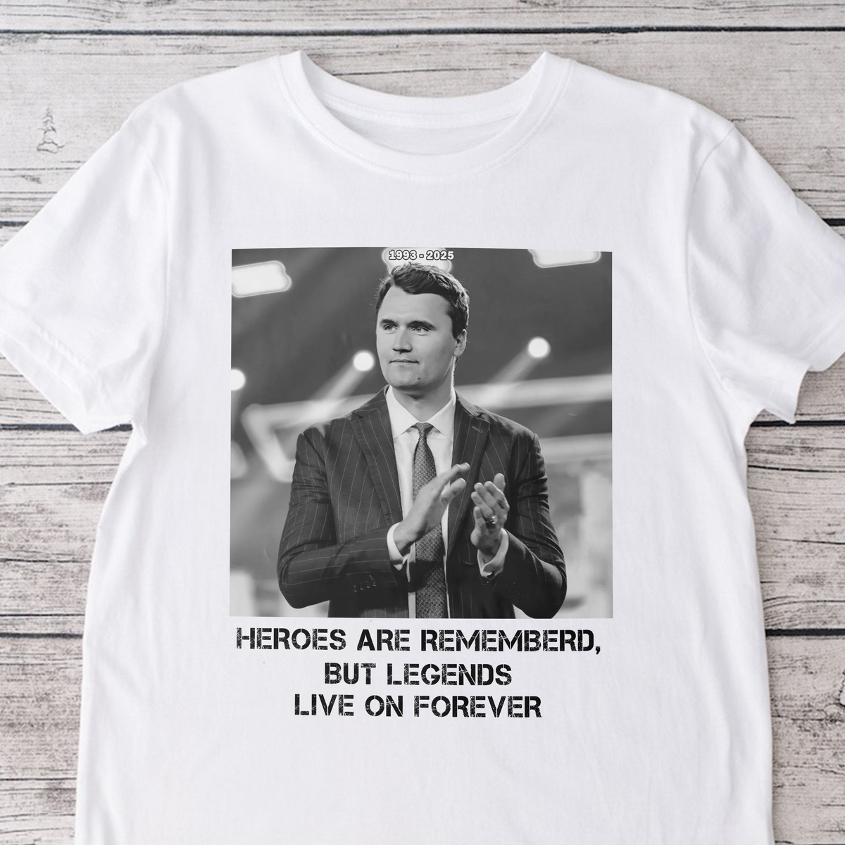 Pray For Charlie Kirk - Legends Live On Forever Bright Shirt LM32 65401