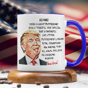 Custom Husband Name With Funny Trump Accent Mug HO82 65552