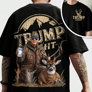 Custom Trump Deer Hunting Back And Front Shirt TH10 63587