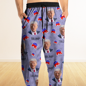 Custom Trump Portrait Christmas Gift Sweatpants HO82 65446