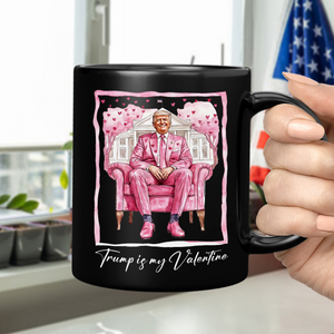 Trump Is My Valentine Retro Shirt – Make Valentine’s Great Again Black Mug LM32 65035