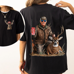 MAGA Patriotic Trump Deer Hunting Back and Front Shirt LM32 63883