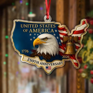 United States 250th Anniversary Acrylic Ornament HA75 897806