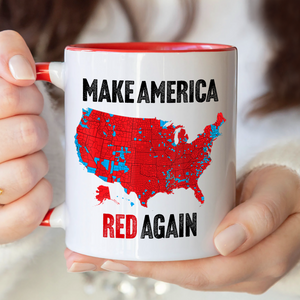 Make America Red Again Accent Mug Gift for Trump Lovers HA75 67090