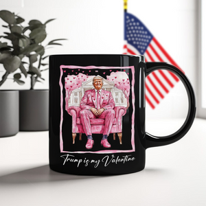 Trump Is My Valentine Retro Shirt – Make Valentine’s Great Again Black Mug LM32 65035