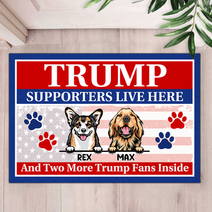 Trump Supporters Live Here Doormat T368 HA75 63388