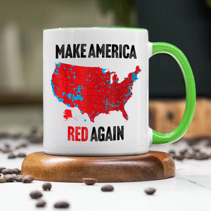 Make America Red Again Accent Mug Gift for Trump Lovers HA75 67090