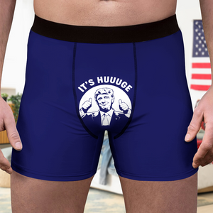 It's Huuuge - Trump Thumbs Up To This Funny Gift Men's Boxer HA75 64270