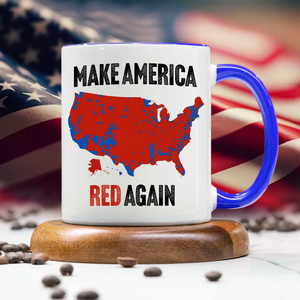 Make America Red Again Accent Mug Gift for Trump Lovers HA75 67090