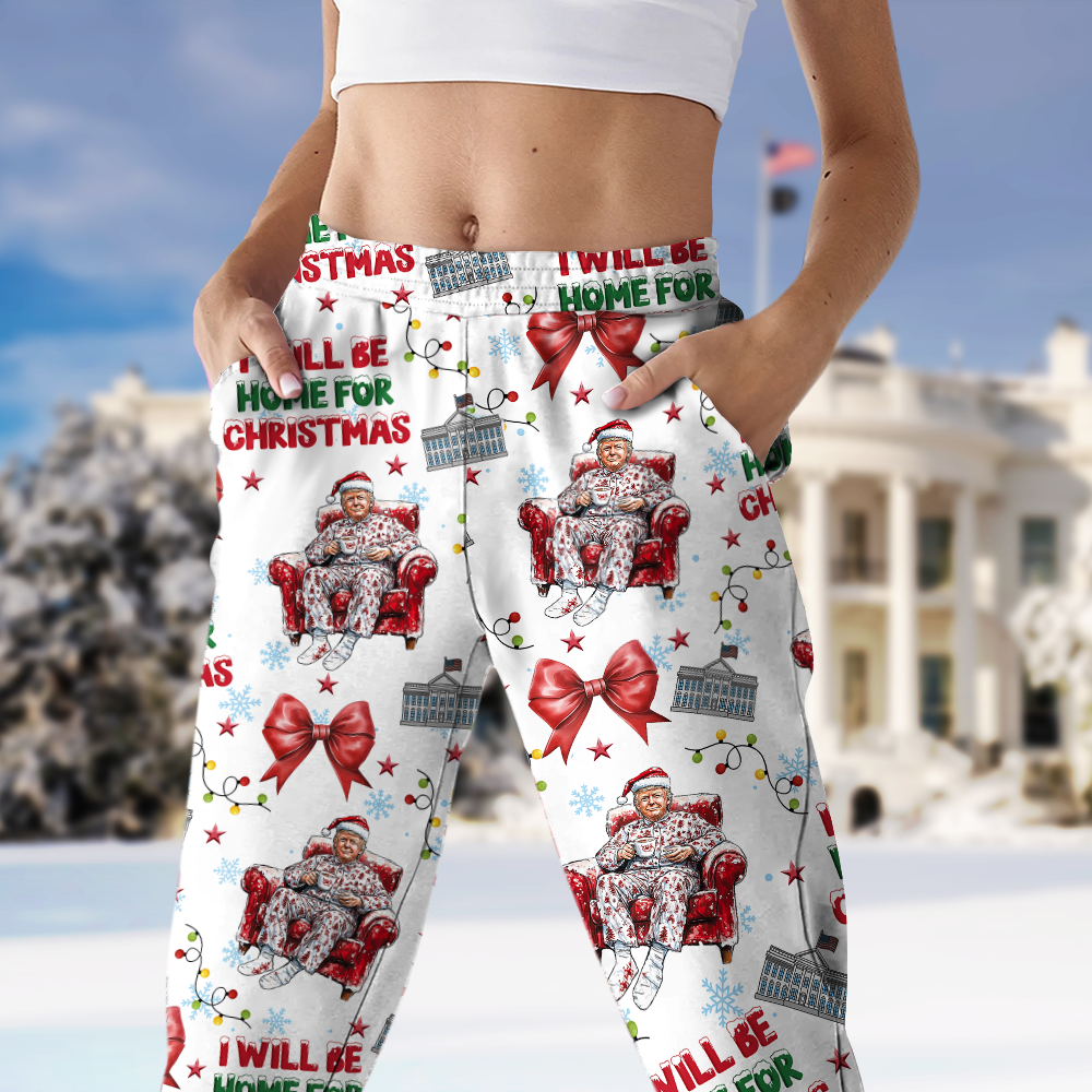 Coquette Bow Trump Pajamas Christmas Gift For Trump Lovers HA75 64106