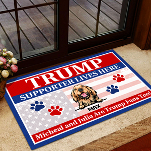 Trump Supporters Live Here Doormat T368 HA75 63388