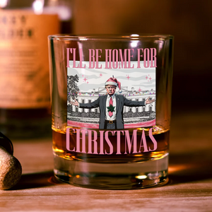 Christmas Trump, I'll Be Home for Christmas Rock Glass HA75 63712