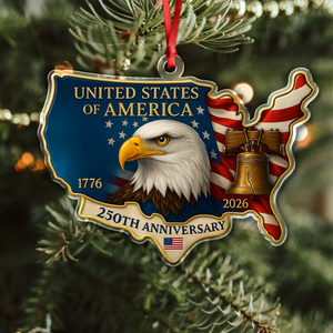 United States 250th Anniversary Acrylic Ornament HA75 897806
