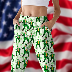 Personalized Trump St Patrick's Day Dancing Sweatpants Gift For Trump Lovers N304 HO82 65600