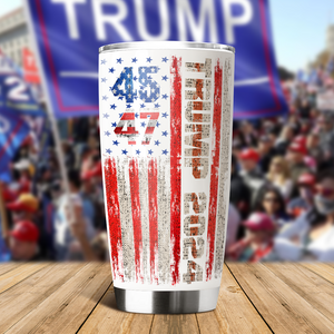 Personalized Gift Trump 45 47 - 2024 Fat Tumbler HA75 63723