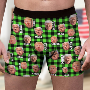 Custom Trump Photo Trump MAGA Men's Boxer Funny Gift HA75 67194