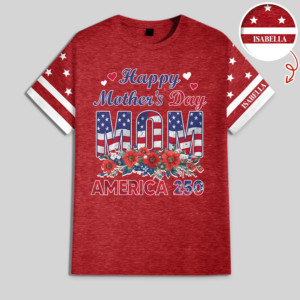 Personalized Happy Mother's Day With US Flag 3D Shirt, Gift For Mom, Mother's Day, America 250 HO82 901352