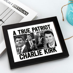 Justice for Charlie Kirk - Prayers Up for Charlie Picture Frame HA75 64486
