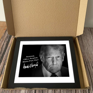 Personalized President Donald Trump Autographed Picture Frame HA75 64324