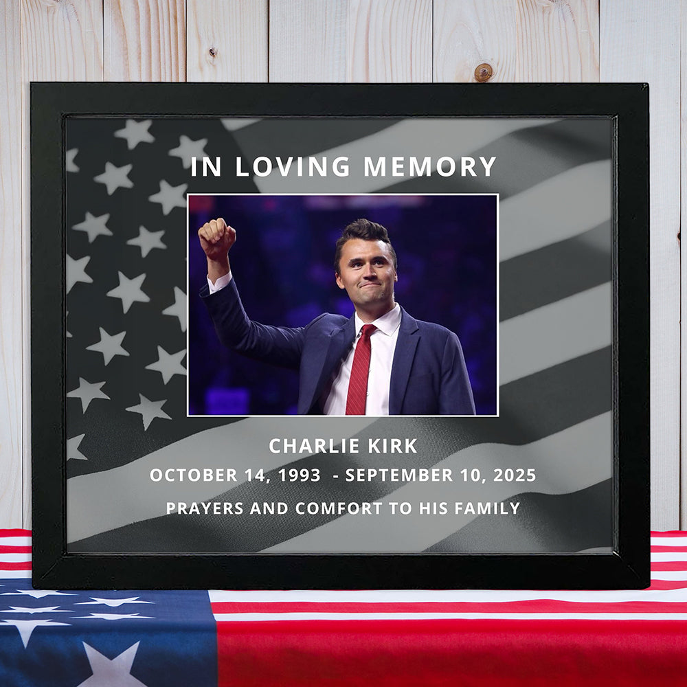 In Loving Memory Charlie Kirk Memorial Picture Frame TH10 64461