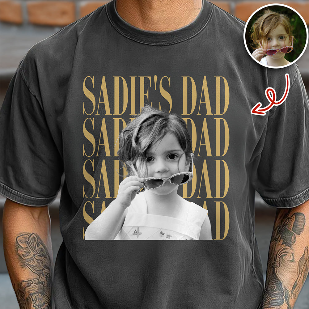 Personalized Vintage Photo Dad, Mom Comfort Shirt HA75 921446