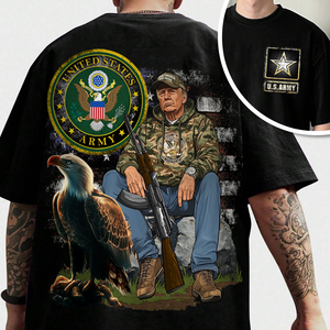 Custom Military Trump Back And Front Shirt N369 HA75 63932