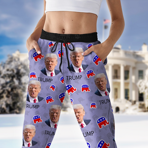 Custom Trump Portrait Christmas Gift Sweatpants HO82 65446