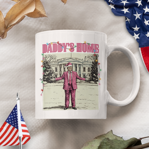 Daddy's Home White House Pink Trump Mug HA75 63740