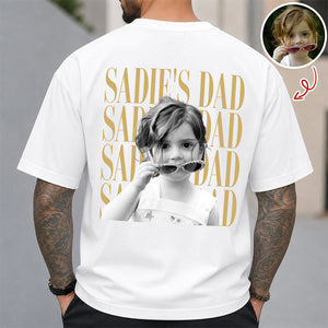 Personalized Vintage Photo Dad, Mom, Grandpa, Grandma Family Comfort Shirt Back HA75 921298