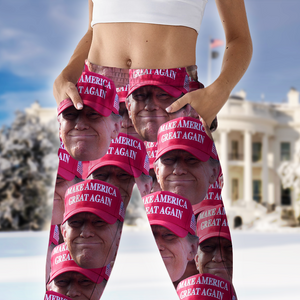 Custom Funny Trump Face Flannel Pajamas HO82 65428