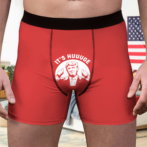 It's Huuuge - Trump Thumbs Up To This Funny Gift Men's Boxer HA75 64270