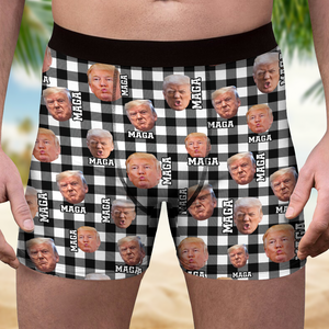 Custom Trump Photo Trump MAGA Men's Boxer Funny Gift HA75 67194