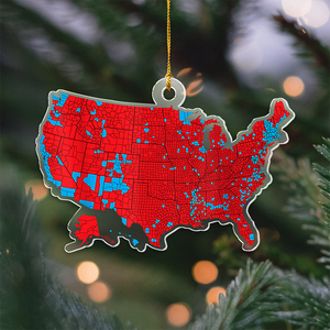 Trump Better Coverage Than Verizon Acrylic Ornament HA75 63892