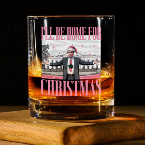 Christmas Trump, I'll Be Home for Christmas Rock Glass HA75 63712