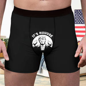 It's Huuuge - Trump Thumbs Up To This Funny Gift Men's Boxer HA75 64270