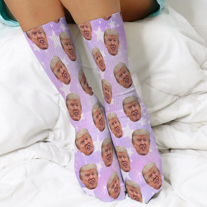 President Trump Galaxy Socks Christmas Gift N369 HA75 64120