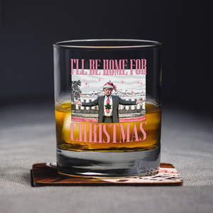 Christmas Trump, I'll Be Home for Christmas Rock Glass HA75 63712