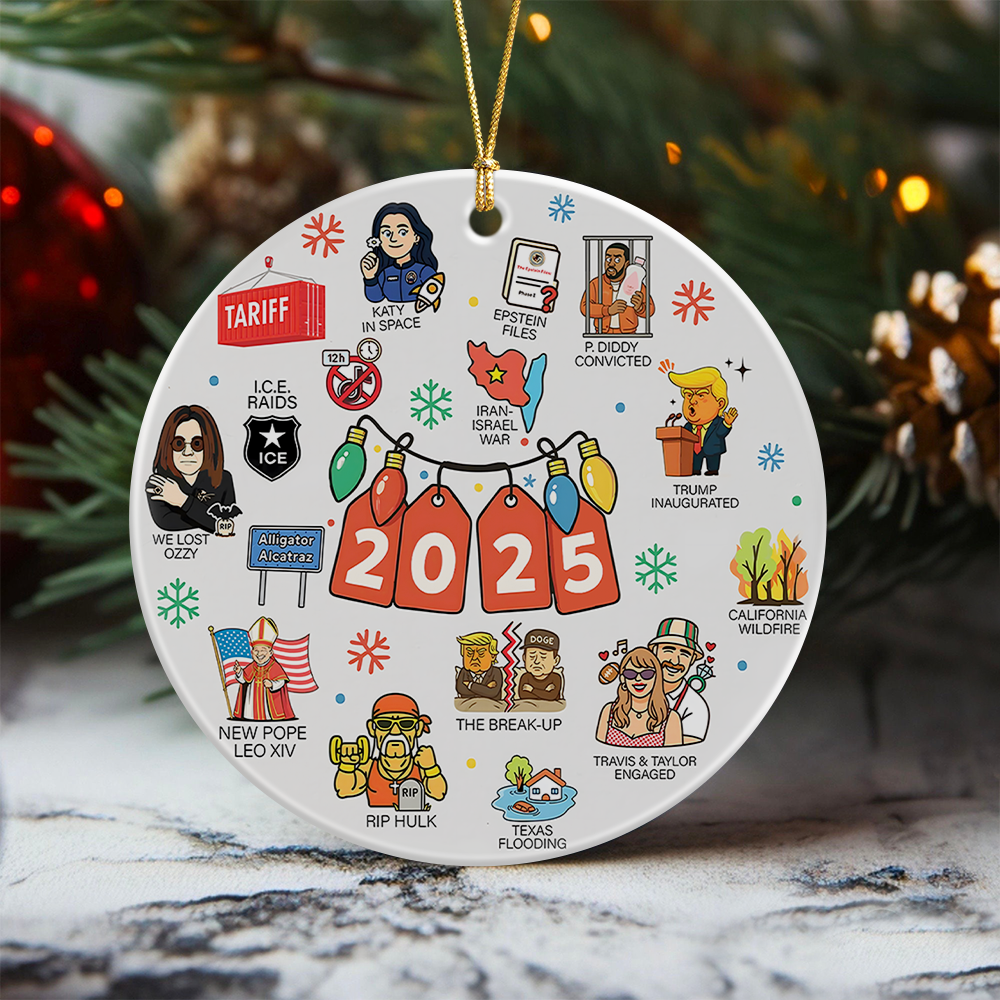 Recap 2025 United State of America Light Ceramic Ornament LM32 65807