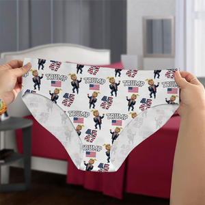 Patriotic Trump 2024 45th & 47th President's Legacy MAGA Underwear for Women HA75 67176