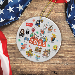 Recap 2025 United State of America Light Ceramic Ornament LM32 65807