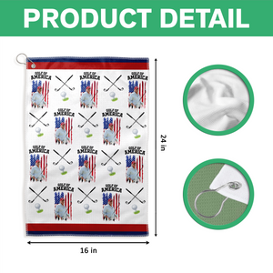 Golf Of America Trump Golf Towel Trump Dad Gift CH07 67358