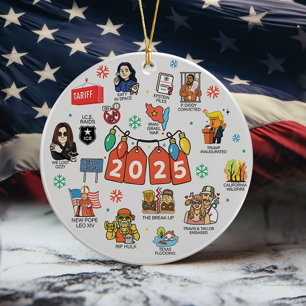 Recap 2025 United State of America Light Ceramic Ornament LM32 65807