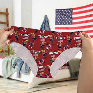 Patriotic Trump 2024 45th & 47th President's Legacy MAGA Underwear for Women HA75 67176