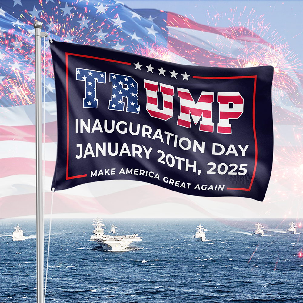 Trump Make America Great Again Inauguration Day Banner House Flag HA75 64266