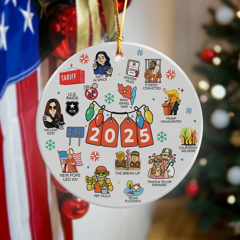 Recap 2025 United State of America Light Ceramic Ornament LM32 65807