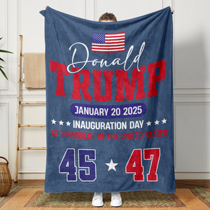 Trump Inauguration Bring Back The Greatness Of America 2025 Blanket LM32 65121