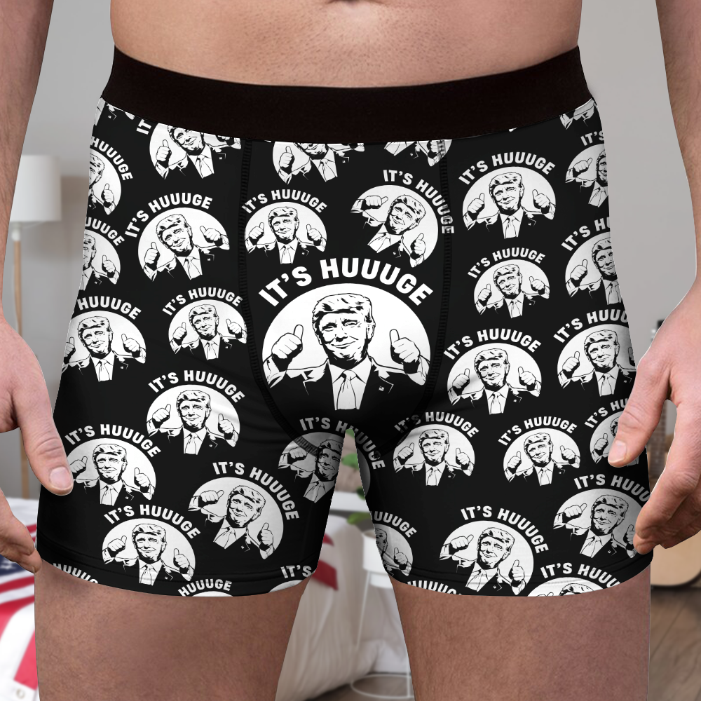 It's Huuuge Trump Funny Gift Men's Boxer HA75 64268