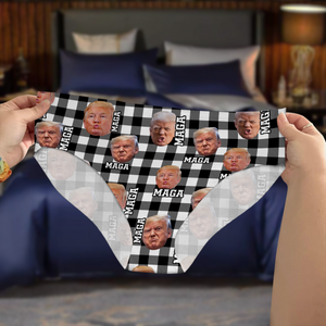 Custom Trump Photo Trump MAGA Underwear For Women Funny Gift HA75 67196