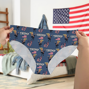 Patriotic Trump 2024 45th & 47th President's Legacy MAGA Underwear for Women HA75 67176