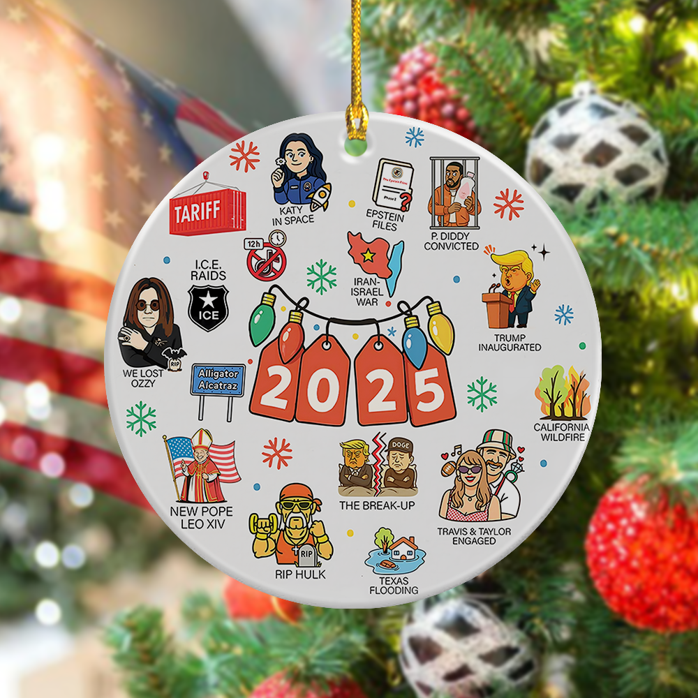 Recap 2025 United State of America Light Ceramic Ornament LM32 65807